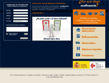 Tablet Screenshot of ecofinancia.com